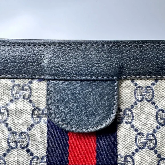 GUCCI GG monogram supreme vintage Clutch - Picture 5 of 14